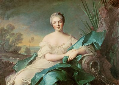 Victoire de France as the Element of Water, 1750-1 by Jean Marc Nattier